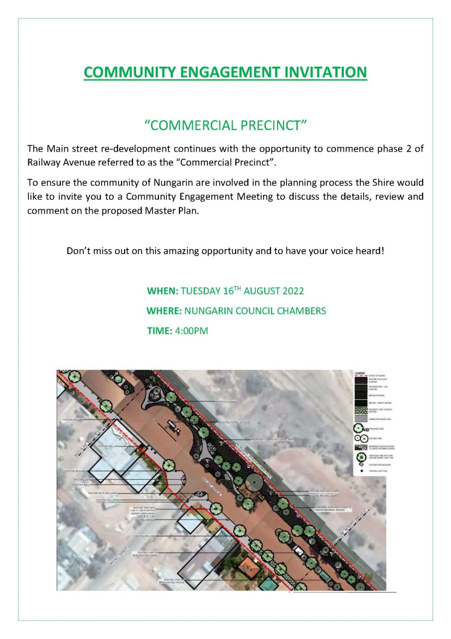 Shire of Nungarin - Community Engagement Invitation