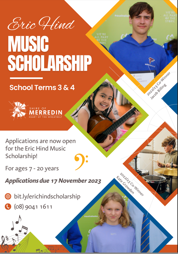 Music Scholarship applications now open - your child may be eligible